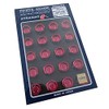 RAYS 74020001003RD Duralumin Lock & Nut Set, Straight Type, M12
