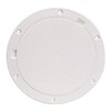 BECKSON MARINE PRY Deck Plate 8" WHT NONSKID, White