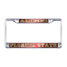 FSU Florida State Alumni Chrome License Plate Frame