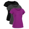 CADMUS Women's Workout Shirts for Running Yoga Tee Shirts Dry