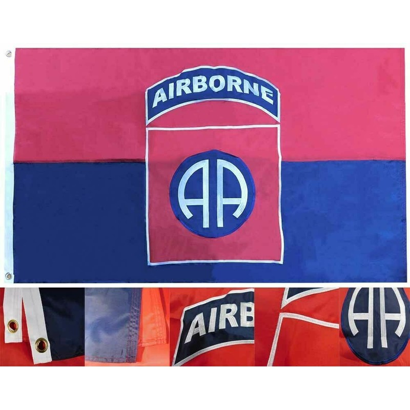 RFCO 3X5 82ND Airborne Division Double Sided Nylon Embroidered ARMY