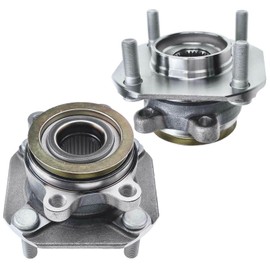 MNMSYH Wheel Hub & Bearing Hub Y Rodamiento Front L & R Wheel Hub Bearing Assembly Non-ABS For Nissan For Sentra 2.0L 2007-2012 4Pc 40202-ET000 HA590276