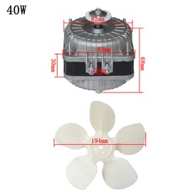 Fridge fan motor for refrigerator 220v freezer motor and fan 25W 35W 40W 60W fridge fan replacement with blade