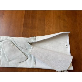 Unbranded Beginner Leather Padded Foil Epee Fencing Glove Elastic Adjustable Cuff - Large, Left Handed