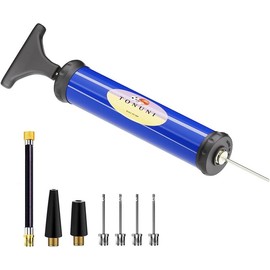 Portable Air Pump,Ball Pump Inflator Kit with Needle,Nozzle, Extension Hose for Soccer Basketball Football Volleyball Water Polo