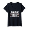 Womens Birdie Whatever You've Heard All True Cute Grandma V-Neck