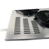 RADREPLA CU2711 Aluminum Radiator Shroud with Electric Fan for 2003-2009