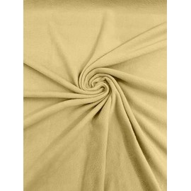Backdrop King Inc, Solid Polar Fleece Fabric Sold by The Yard 60" Wide | Antipilling 245GSM | Medium Soft Weight | Blanket Supply, DIY, Decor, Baby Blanket (Banana, 3 Yards)