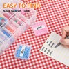 Bead Organizer Box, 30pcs Small Clear Plastic Storage Containers, Craft