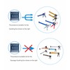 HAMUULL Curved caulking gun caulking nozzle, caulking extension nozzle caulking