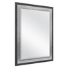 MCS 22x28 Inch Wall Mirror, 28x34 Inch Overall Size, Concrete