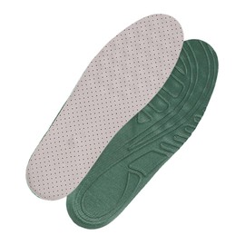 Baluue Breathable Leather Shoe Insoles 36 Size Shock Absorbing Moisture-Wicking Detachable Inserts for Comfort and Fit