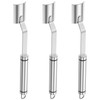 3PCS Corn Peeler Stainless Steel Corn Cutter with Long Handle