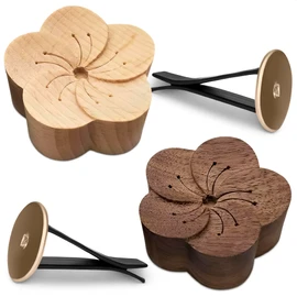 2 Pcs Car Diffusers for Essential Oils – Wooden Car Essential Oil Diffuser Vent Clip with Magnetic Clip, Easy to Use for Refreshing Your Space – Vintage Design for Aromatherapy at Home & in Car