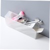TEHAUX 2pcs Multifunctional Desktop Organizer for Cosmetics and Stationery Transparent