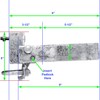 Commercial Single GATE Strong Arm Latch for 4" Fence Post