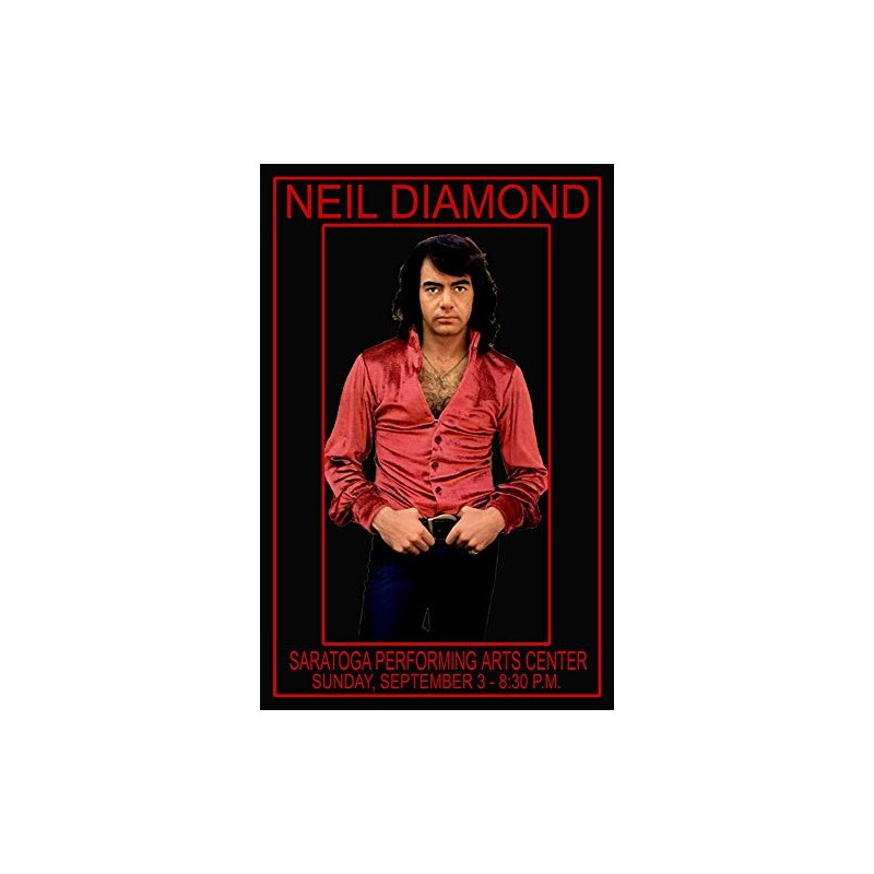 NEIL DIAMOND REPLICA 1972 CONCERT POSTER