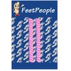 FeetPeople Curly Shoelaces, 1 Pair, Neon Pink