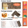 StyloVue 100 Pieces Peel and Stick Backsplash for Kitchen, 3"