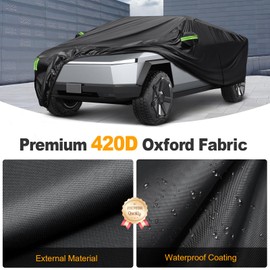 SaSupfe Waterproof 420D Oxford Fabric Car Cover fit Ford Ranger - Reinforced PU Coating, All-Weather Protection, Easy to Install