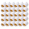 JACKYLED GU24 to E26 E27 Adapter 30-pack Heat Resistant Up