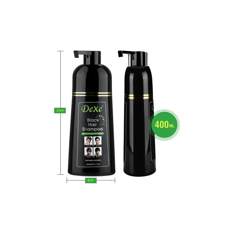 Shampoo Tinte Negro Menos Min Sal Shampo 400