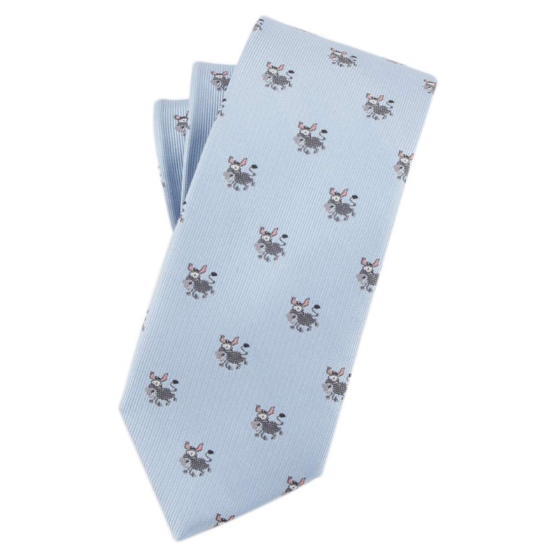 Corbatas para hombre, diseño de animales, bordadas, informales, hechas a