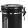 Coffee Canister 1800ml 304 Stainless Steel Window Design One Way