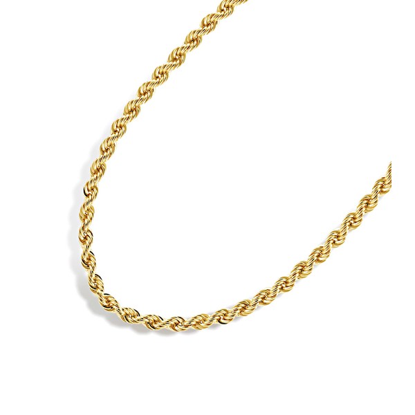 Joyería Atelier Collar de cadena de cuerda de oro macizo