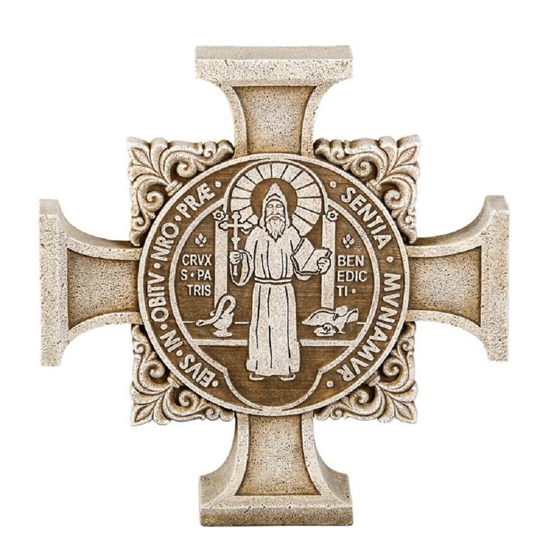 Saint Benedict Stone Cross