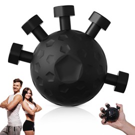 Finger Grip Strengthener,Hand Grip Strengthener Finger Exerciser Gripper Tool,Finger Exerciser Finger Grip Strength Trainer,Forearm Hand Exercisers for Strength,Adjustable Hand Grip Strengthener (Black)