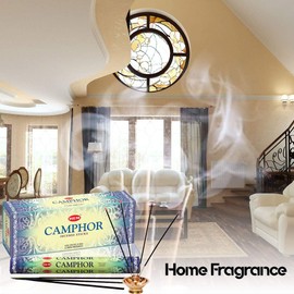Camphor - Box of Six 20 Stick Tubes - Hem Incense (Standard Version)