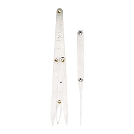 Microblading Caliper Ratio Eyebrow Measure Ruler Permanent Makeup Stencil Measuring Tool Stainless Steel Eyebrow Measuring Ruler Eyebrow Caliper