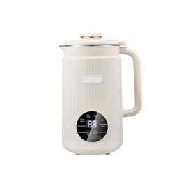 Irishom Nut Milk Maker, Soy Milk Maker Programmable Blender with Digital Display 12 Stainless Steel Blades Auto Cleaning 8H Keep Warm Function (White)