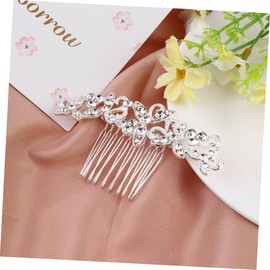 LALAFINA Bridal Hair Comb Shining Rhinestones Elegant Zinc Alloy Headpiece Wedding Hair Accessories for Brides and Bridesmaids for Dances and Special Occasions