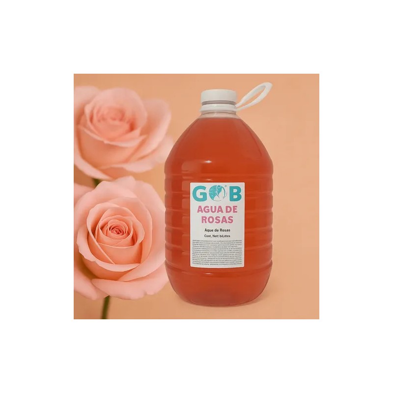 Agua De Rosas - Tónico Facial - Gob - Garrafa