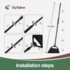 Eyliden Broom, Angle Broom with 57" Long Handle - Fit