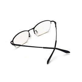 progressive Multifocal Computer Reading Glasses Presbyopic Eyewear Blue Light Blocking Eyeglasses Anti Glare Eye Strain for Men (Black, 3.5)