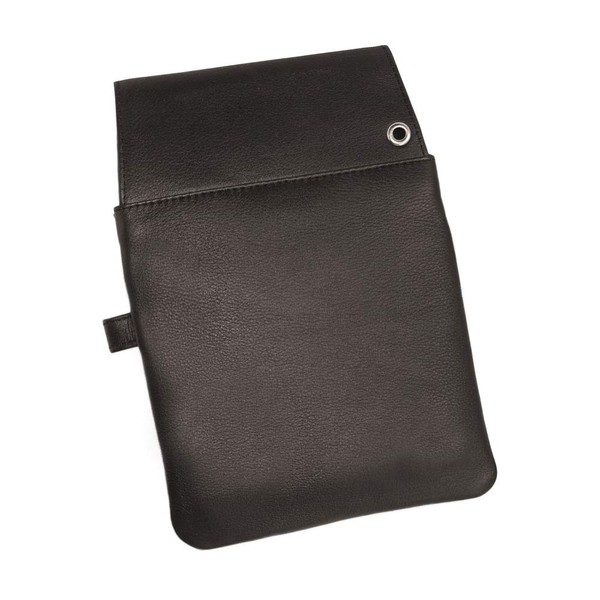 Leather Waiter's Bag for Waiter's Wallet, Black, Cowhide leather black,