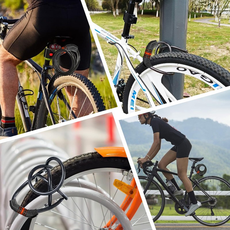 FLOTRUTE Bicycle Lock 110 cm / 11 mm Cable Lock