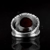 Crown Ring For Men, Silver King Ring (Size:11)