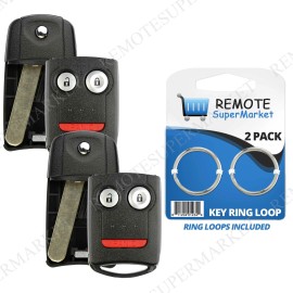 RemoteSuperMarket 2 Shell Case For 2007 2008 2009 2010 2011 2012 2013 Acura RDX Remote Key Fob