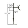 Rigid Hitch in-Bed Spare Tire Bracket (RHTC-35L) - Made in