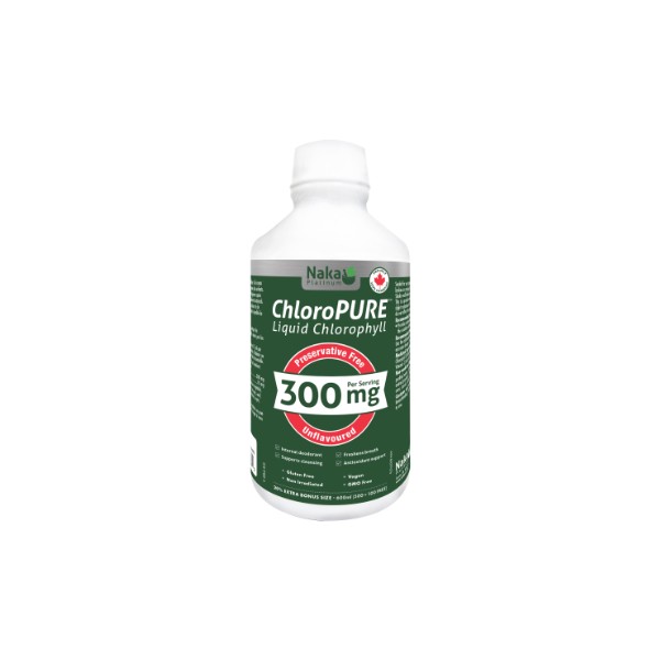 Naka Chloropure Liquid Chlorophyll 300mg - 600ml