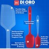 DI ORO Silicone Spatula Set - Rubber Kitchen Spatulas for