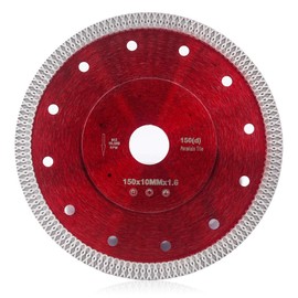Casaverde 6 inch Porcelain Cutting Blade Diamond Cutting Blade for Granite Marble Ceramic Tiles