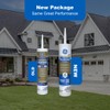 GE Advanced Silicone Caulk for Window & Door, White, 10