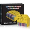 Compact Mini WLED Controller With Mic,DC 5~24V Addressable Led Controller