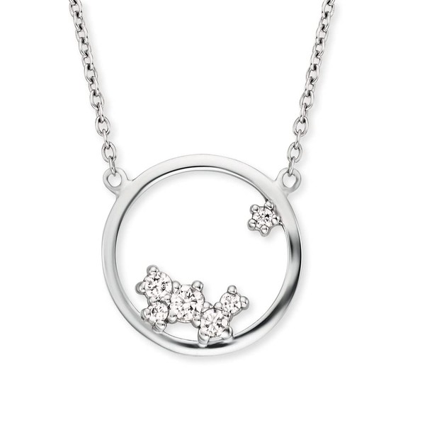 Engelsrufer Women's Necklace Made of Sterling Silver and Round Cosmo
