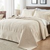 Qucover Oversized King Bedspread 132x 120, Extra Wide Alaska King